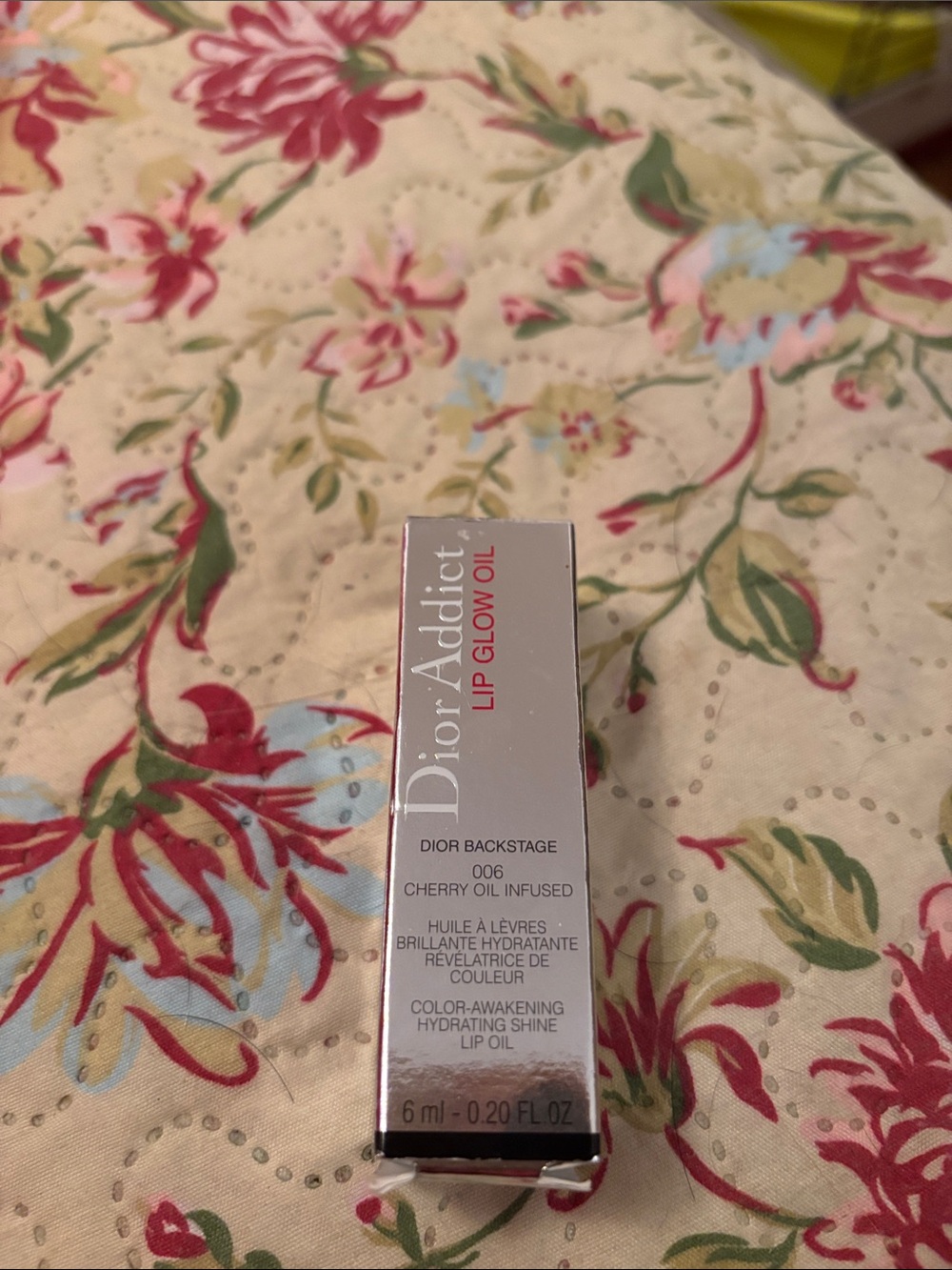 Dior Addict Lip Glow Oil - Cherry (006) Silver Packaging